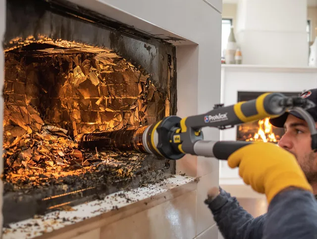 Professional chimney cleaning by Fallbrook Chimney Sweep in Fallbrook, CA